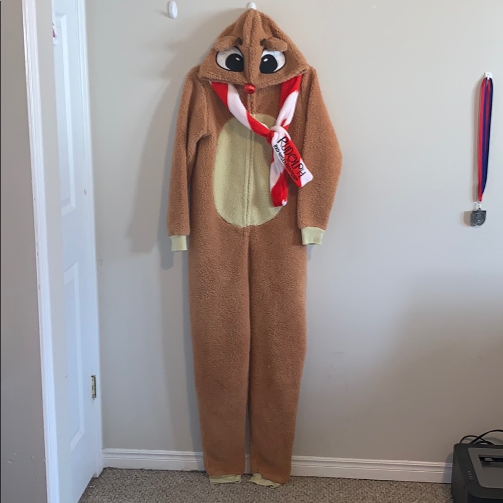 Rudolph the Red-Nodes Reindeer Onesie
